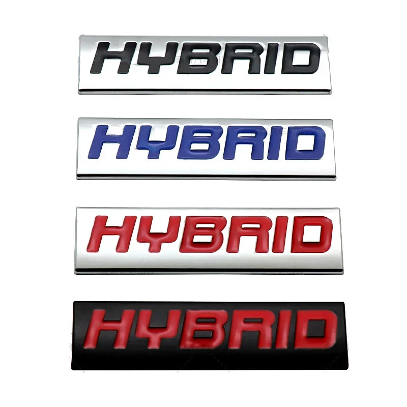 1Piece Car Sticker Auto Rear Trunk Badge Decal HYBRID TURBO PETROL SS GT Logo for Toyota Mercedes Benz Honda Lexus Ford