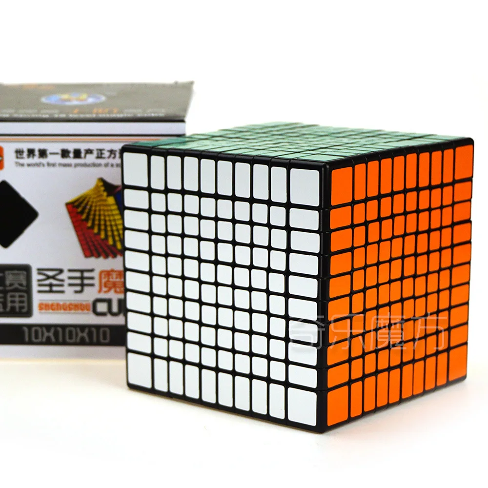 Shengshou 10x10 magiczna kostka 10 warstw 10x10x10 kostka Magico Cubo zabawki prezentowe Cubo Mágico Puzzle Speed Cube zabawki dla dzieci