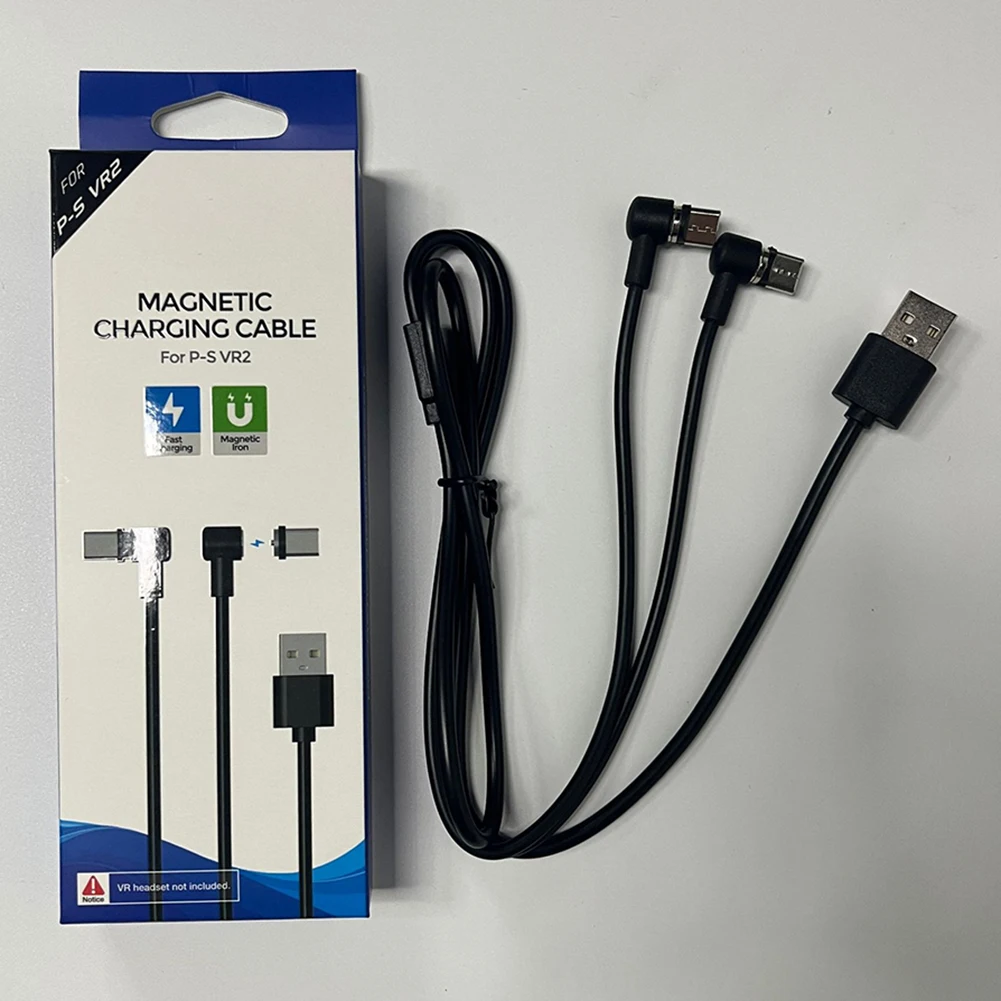 Magnetisches Ladekabel mit Spielgriff, Zwei-in-Eins-Mehrzweckgriff, Ladekabel, Plug-and-Play, platzsparendes Zubehör für PS VR2