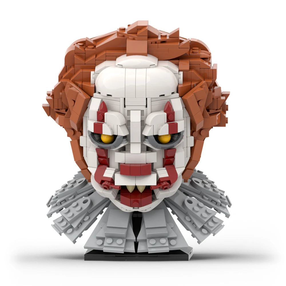 BuildMOC horror movie It Building Blocks Clown Monster Model Movie Character Bricks DIY Assembled Toy Halloween Children Gift