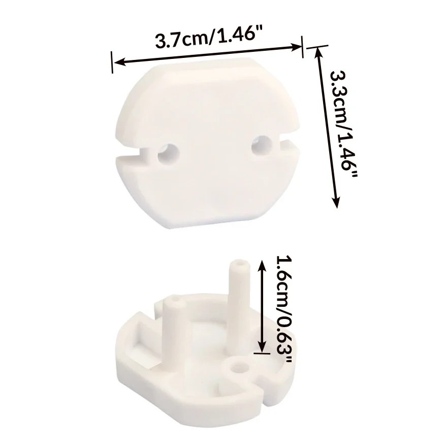 5Pcs/Lot EU Power Socket Outlet Plug Protective Cover Baby Kids Children Safety Protector Anti Electric Shock  Cove