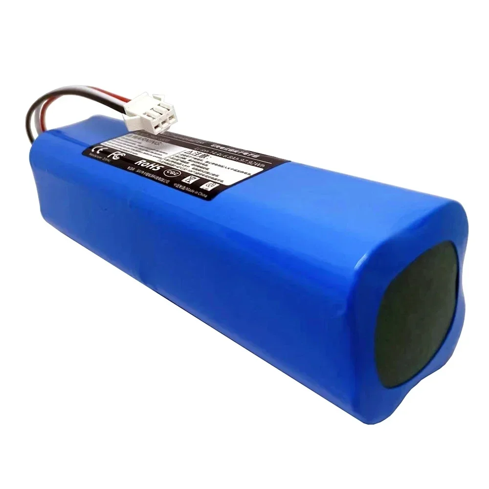 14.4V 12800mAh สำหรับ Xiaomi lydsto R1อุปกรณ์เสริมแบตเตอรี่ลิเธียมแบตเตอรี่ชาร์จได้เหมาะสำหรับการซ่อมแซมและเปลี่ยนใหม่