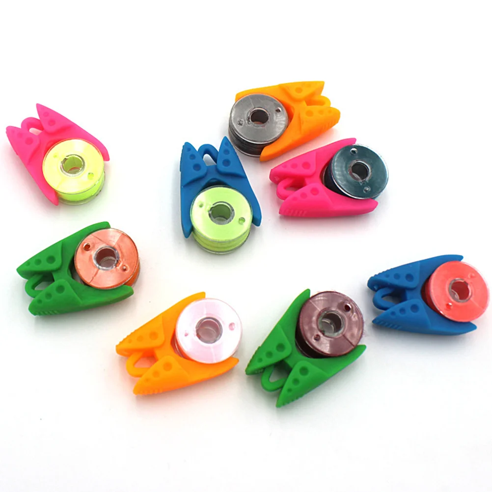 

60Pcs Thread Spools Holder Clips Sewing Spools Silicone Bobbin Organizer Flexible Reusable Sewing Accessories Multi-Layer Fabric