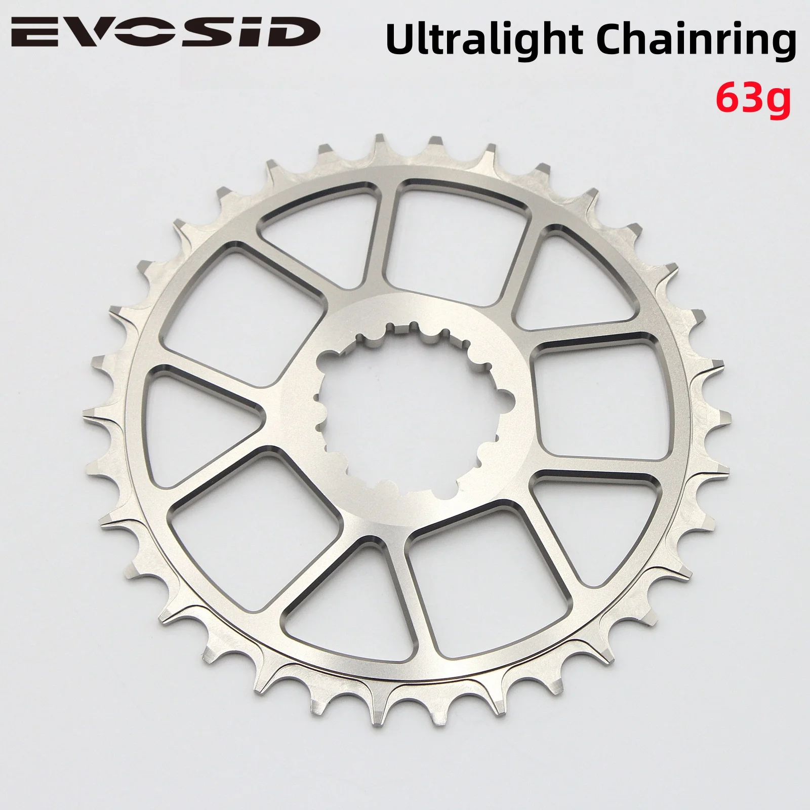 EVOSID Mountain Bicycle Chainring Ultralight 63g MTB Bike Chainwheel Narrow Wide Teeth Chain Wheel 32/34/36/38T For Boost 3mm DH