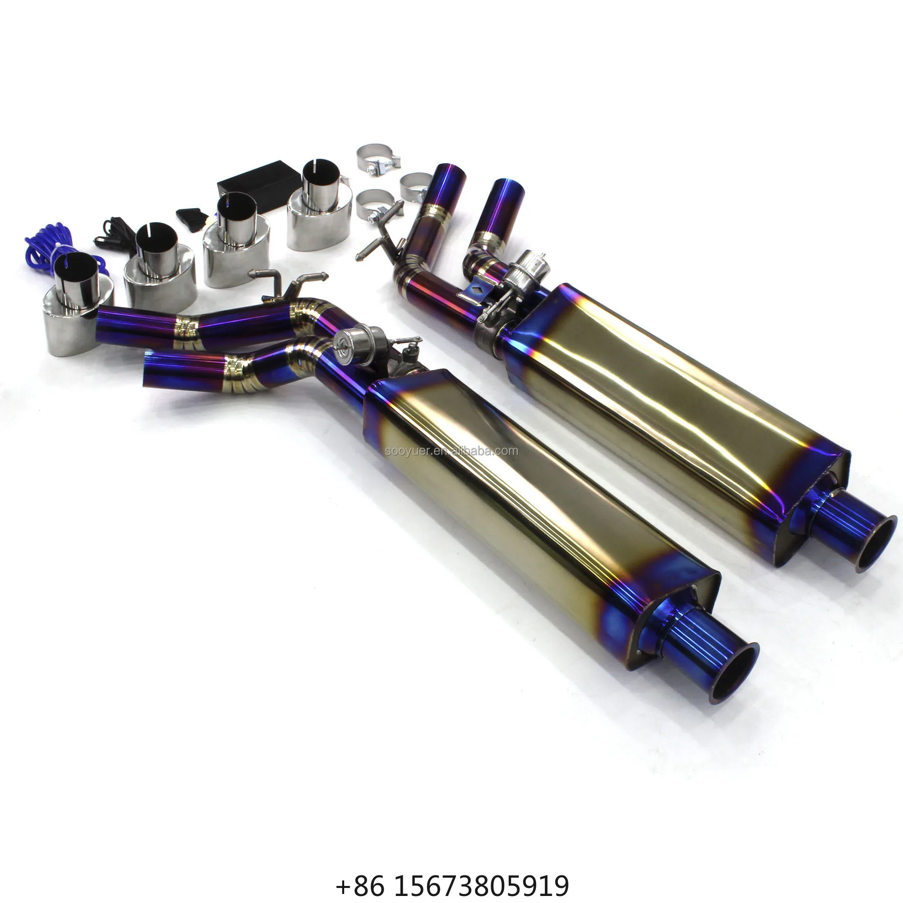 

Custom Valved Titanium Alloy Sport Exhaust System for G500/G550 W464 4.0T Car Exhaust PipeCustomed