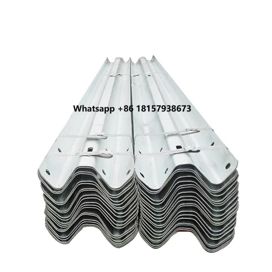 

Highway Guardrail Used Two-wave Three-wave Road Anti-collision Guardrail Road Safety Barrier