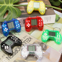 Gaming Keychain Mini Classic Game Machine Keychain Children's Handheld Retro Nostalgic Game Console with Keyring Video Game 26