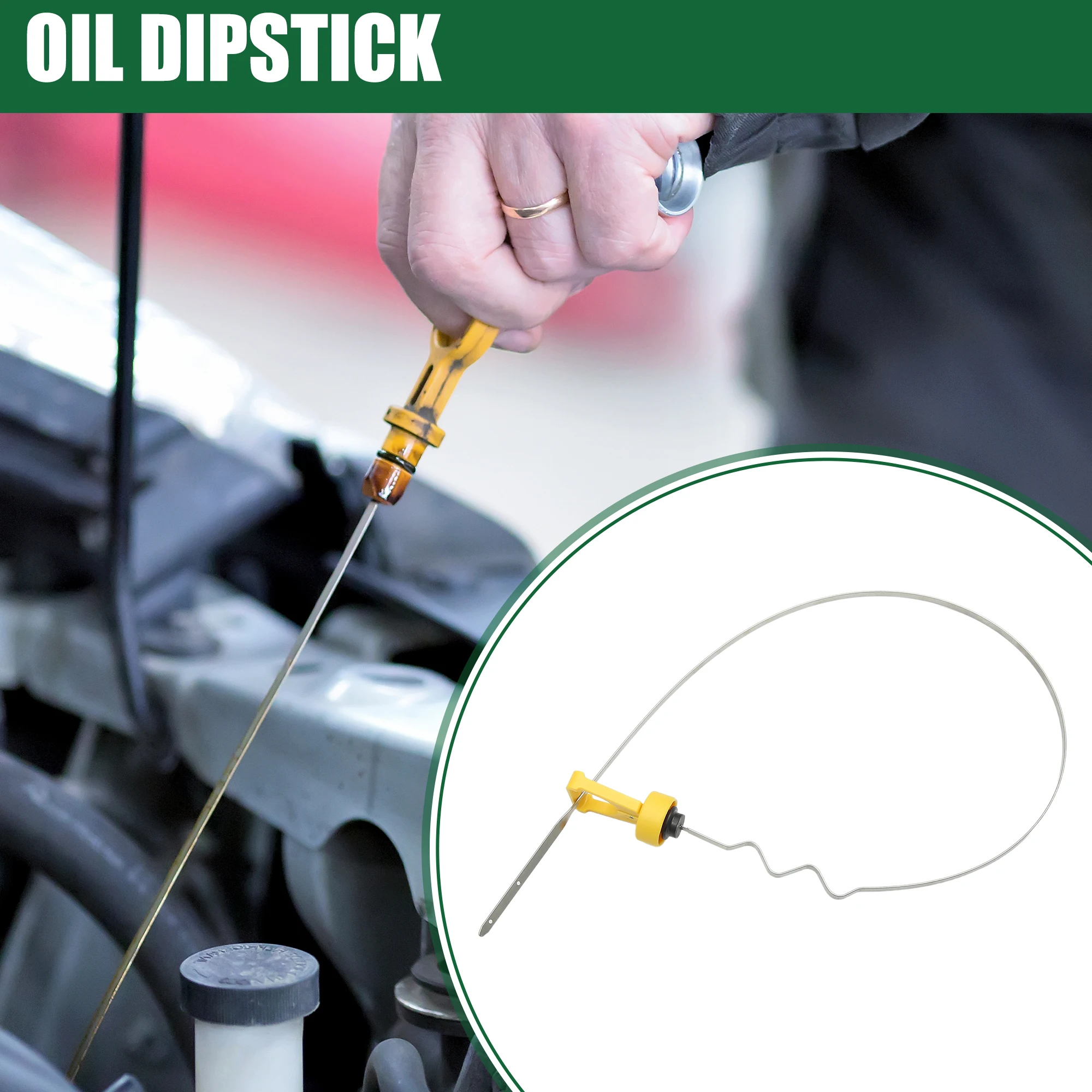 UXCELL 1 Pcs Automatic Transmission Oil Dipstick for Ford Expedition XLT 5.4L 1998-2002 for Ford F-150 FX4 5.4L 2004