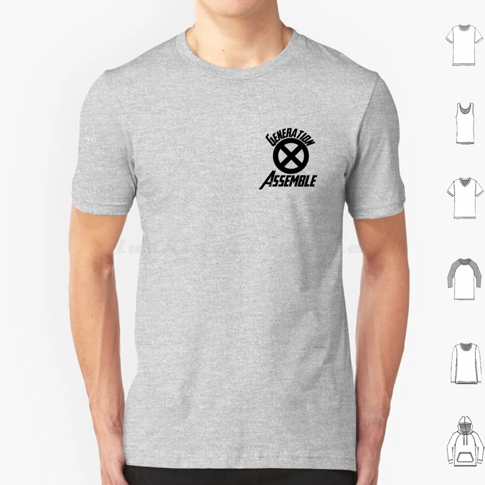 الجيل X تجميع تي شيرت 6xl القطن كول تي شيرت Genx الجيل X Genxersassemble Genxjono Genx Jono الحنين Genxwear #1