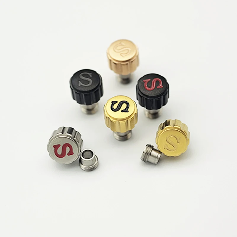 

SKX007 Watch Crowns 7mm S Crowns Fits SKX007 SKX009 Watch 7S26 NH35 NH36 4R35 4R36 Movement Watch Refit Parts Replace S Crown