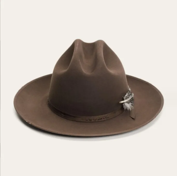 Ebay Hot Sale Woolen Western Cowboy Hat Knight's Cap Retro Breathable Sunshade Woolen Hat