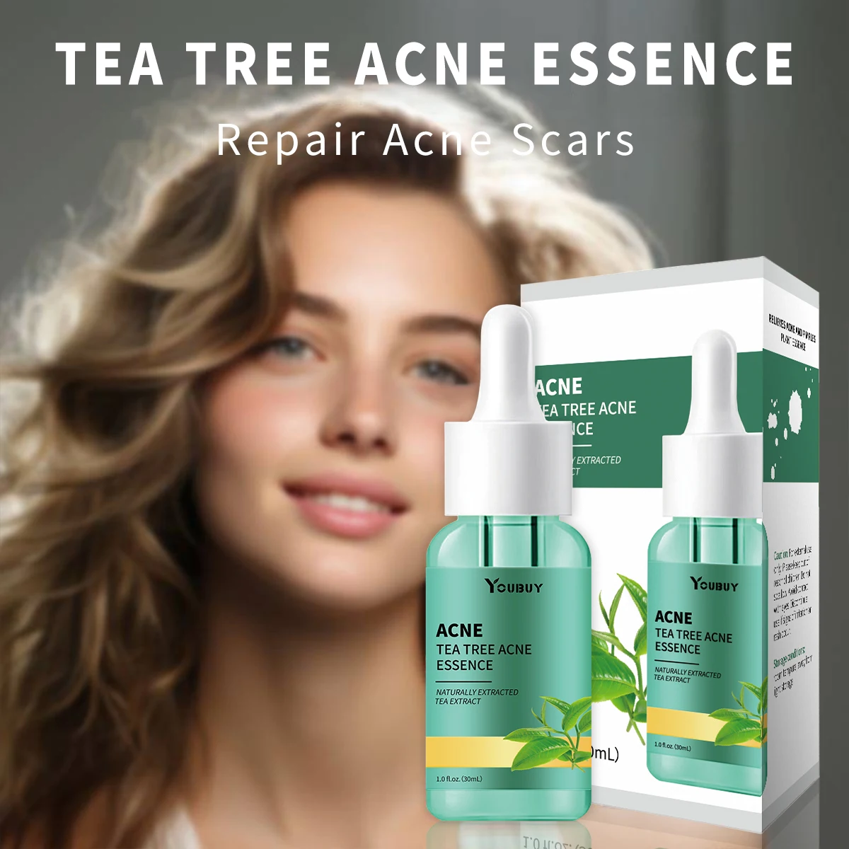 

Tea Tree Acne Removal Essence Oil Moisturizing Facial Acne Control Oil Control Water Oil Balance Facial Care