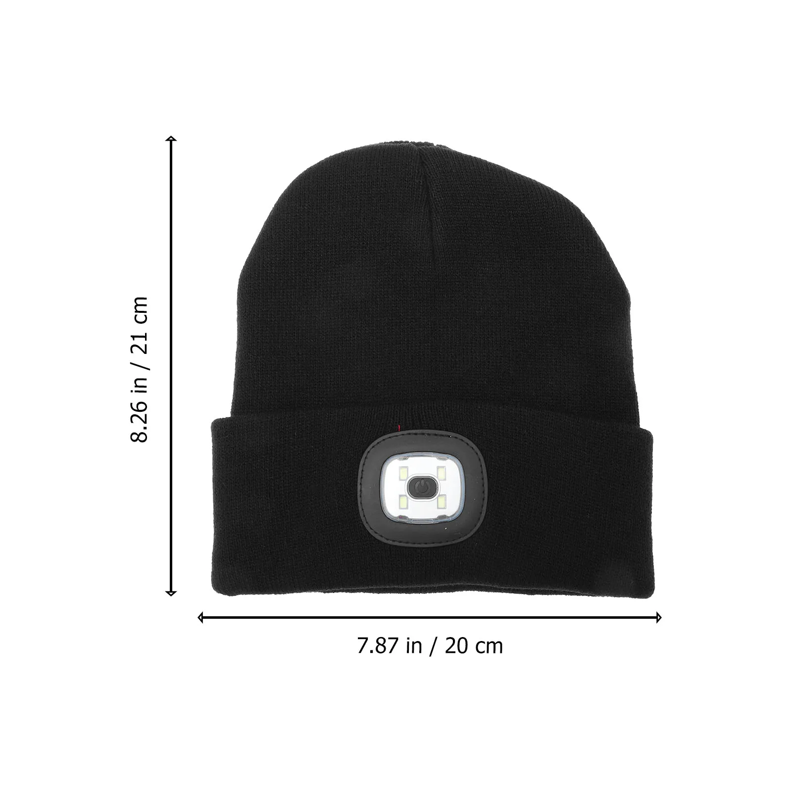

LED Light Hat Glow Night Running Luminous Adjustable Rechargeable USB Black Camping Outdoor Activity Portable Lighting Warm