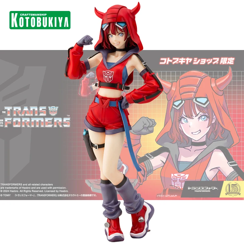 

Оригинальная фигурка Kotobukiya Трансформеры Maiden Cliffjumper ПВХ Коллекционная модель куклы Статуэтка орнамент подарки