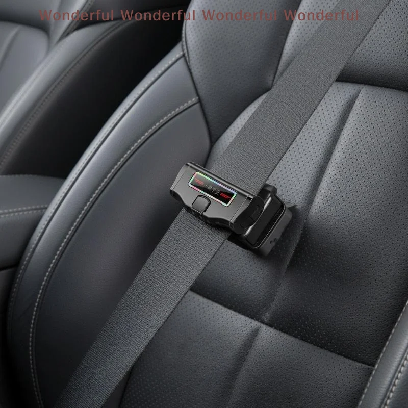 Car Safety Belt Positioner Anti-Tightening Limiter Fixing Clip Soft Pad Pressure Reduction for Pregnant Women