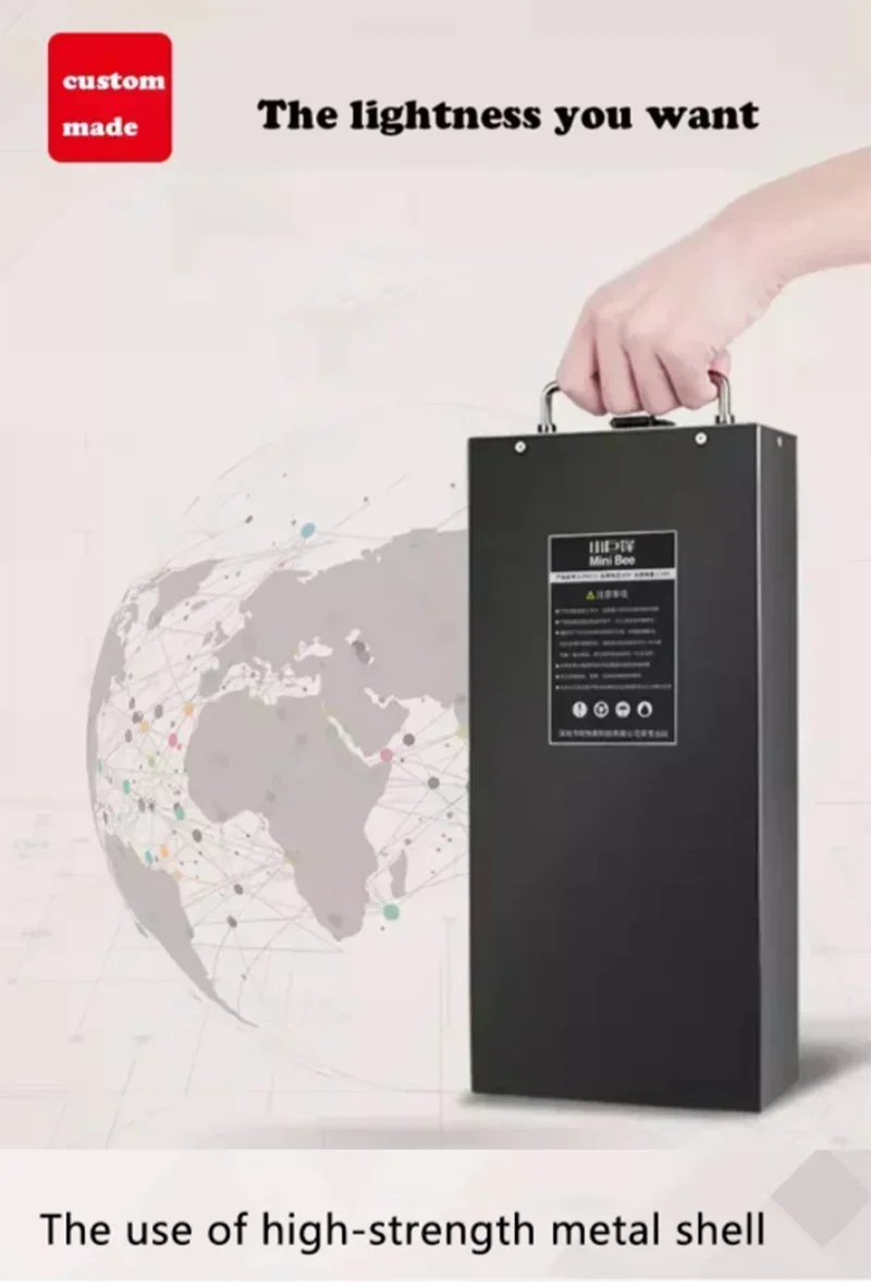 بطارية طاقة Harley للشحن الجوي، بطارية قابلة لإعادة التدوير 72 فولت 20AH-40AH 18650 بطارية ليثيوم أيون 3000 وات سكوتر كهربائي مع 40AHBMS