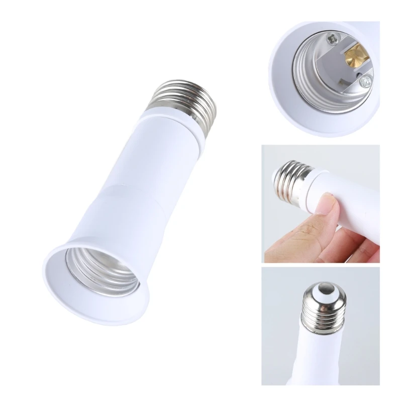 E27 Bulb Base Adapter Converters Lamp Socket Extension Customizable Length