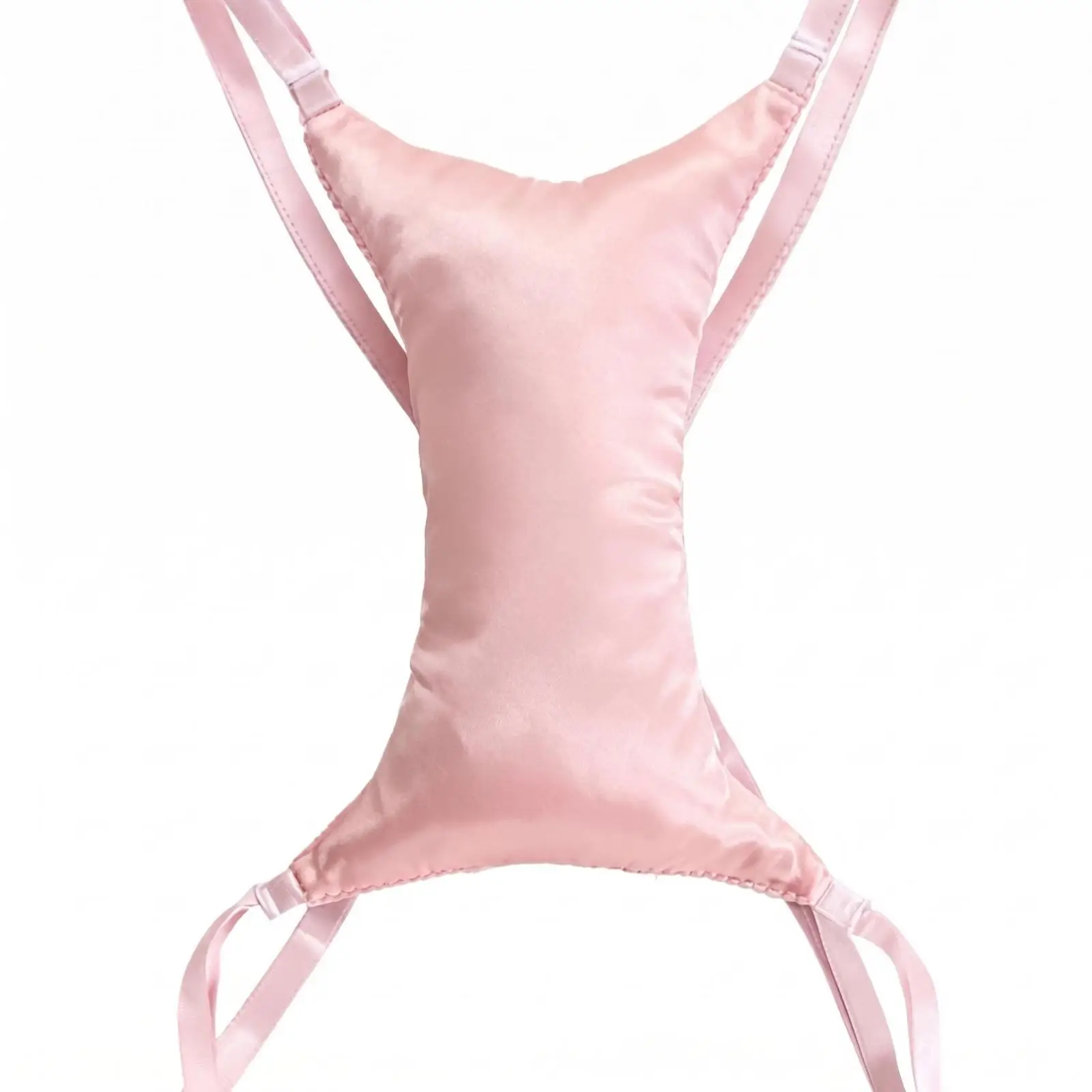 Chest Support Pillow Adjustable Straps Wearable Cushion Soft Fabric for Women Upper Body Rest and Sleep