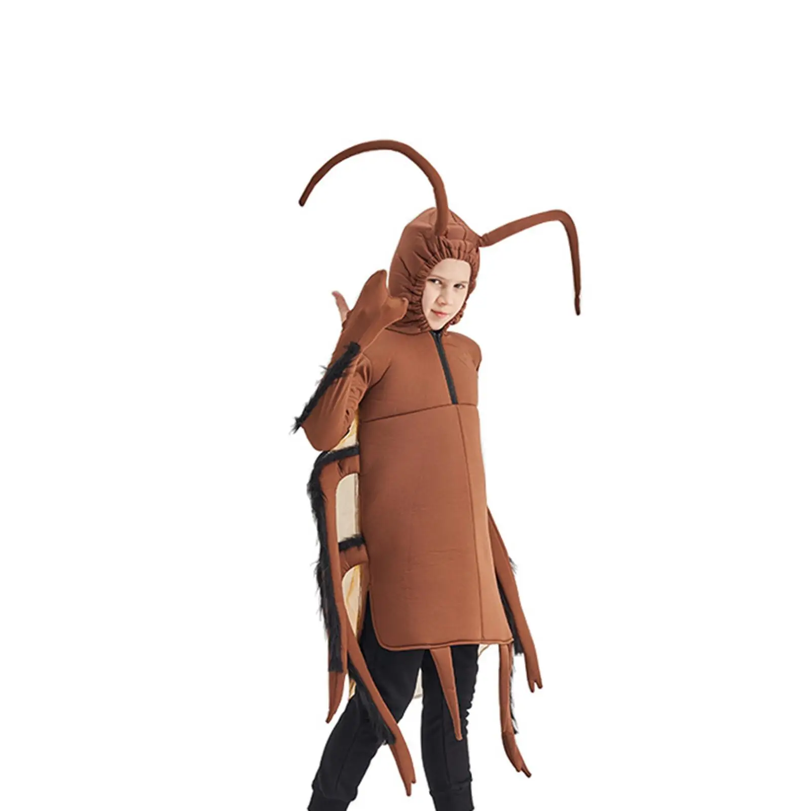 Cockroach Costume Polyester Outfit Childrens Cosplay Apparel for School Events Photo Props