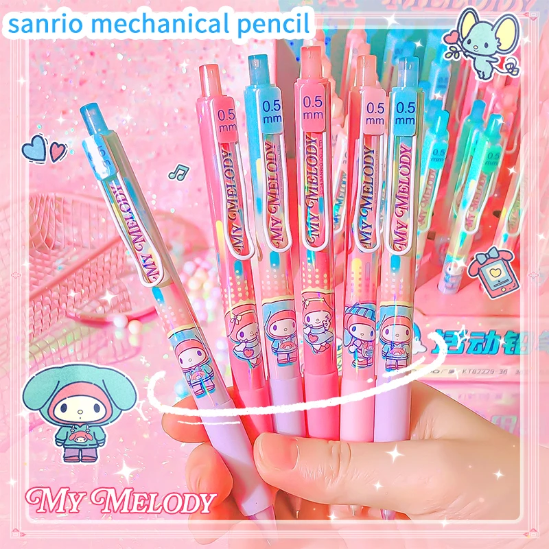 sanrio stationery supplies school useful stationery back to school supplies drawing My Melody 0.5mm mechanical pencil set