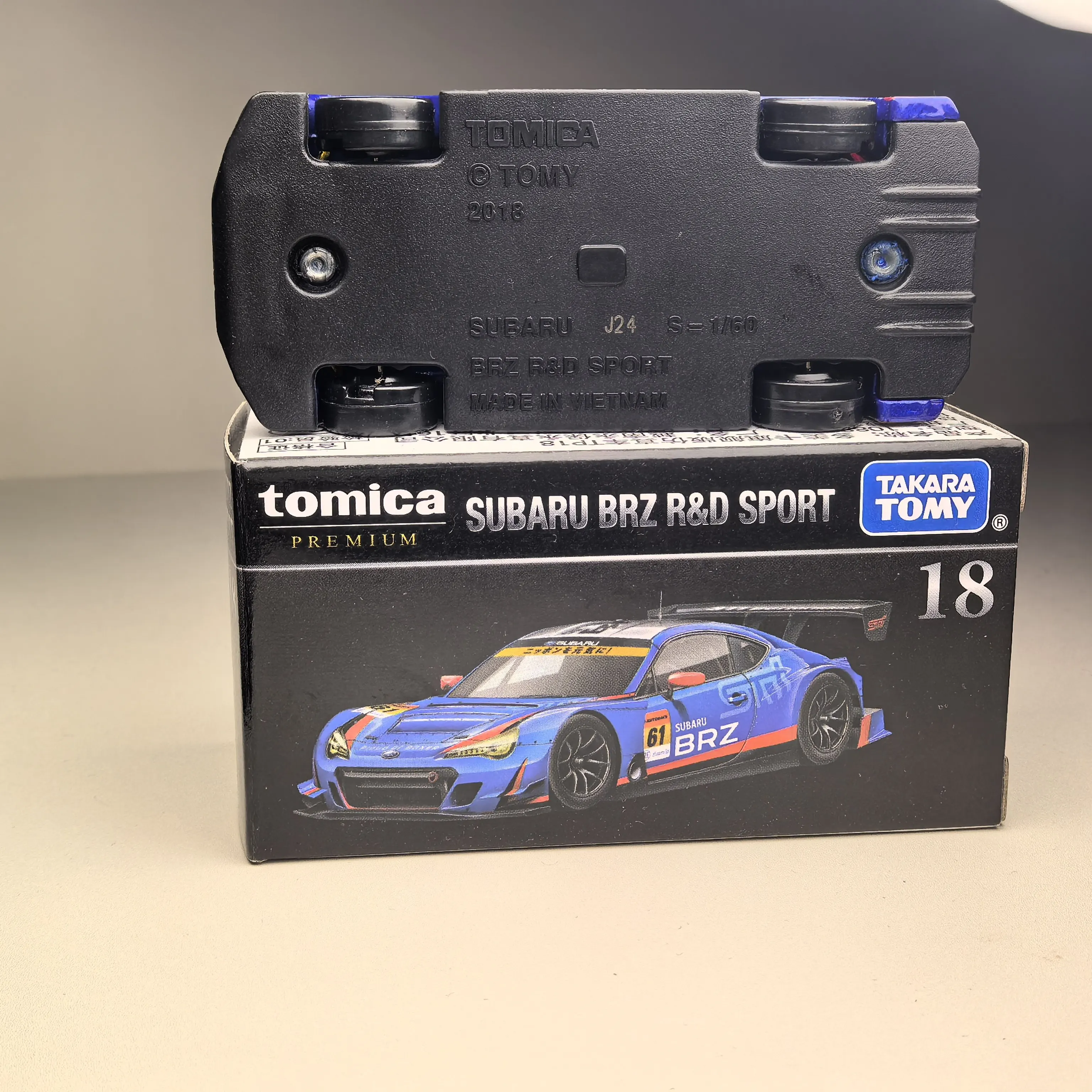 Tomica Premium TP18 Subaru BRZ Authentic Takara Tomy Alloy Diecast Mini Racing Car Desktop Ornament Display Collection Toy
