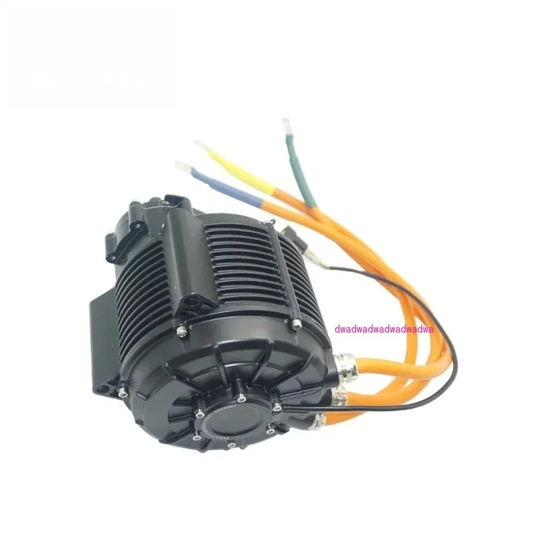 

QSMOTOR QS165 60H 12kW IPM PMSM Mid Drive Motor with 1:2.37 Gearbox and 14T Sprocket Encoder and Hall Type