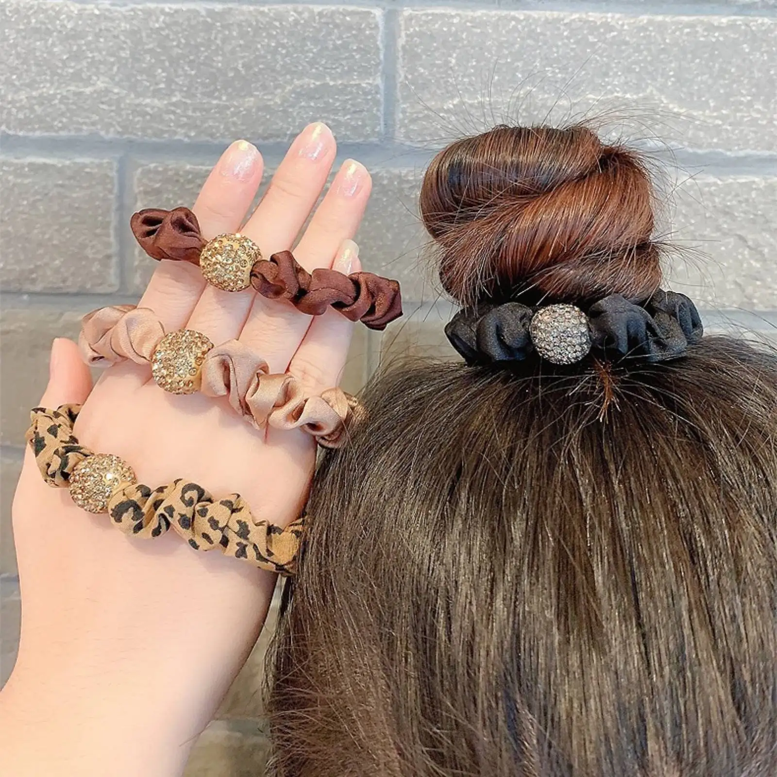 

Эластичные ленты для волос для женщин и девочек, прическа с хвостиком, модные аксессуары для волос