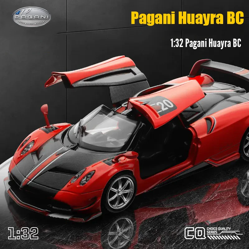 

1:32 Pagani Huayra BC simulation alloy die-casting model display bottom car model seat set collection gift