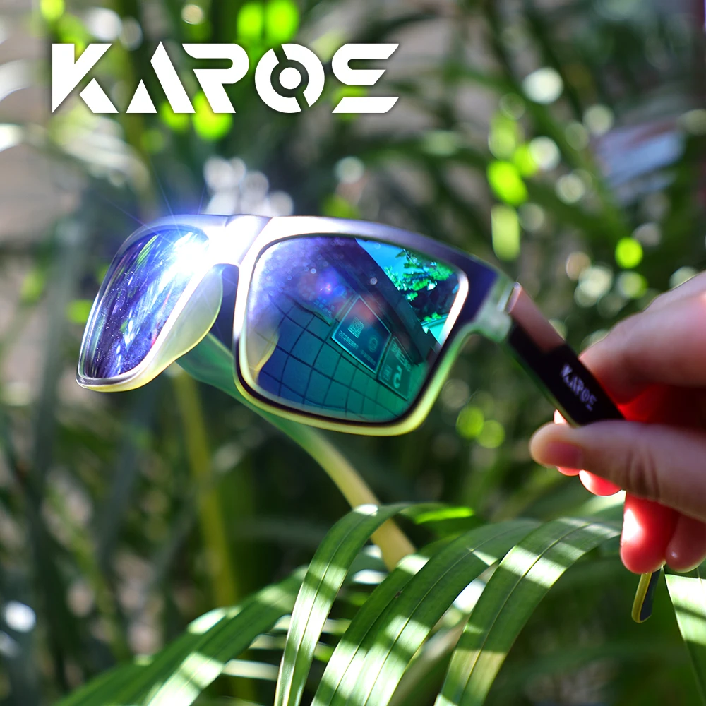 KAROS Klassische polarisierte Sonnenbrille für Herren und Damen, UV400-Sonnenbrille, Angelbrille, Outdoor-Sportbrille, YZ2021 – Detail 3