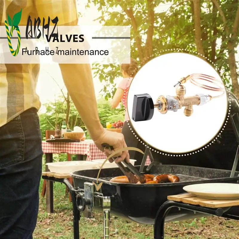 

ABHZ-Propane Lpg Газовый предохранительный клапан управления ямой Устройство для предотвращения пламени Клапан газового нагревателя с термопарой и ручкой