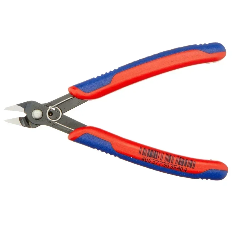 KNIPEX Electronics Shearing Pliers 5 Inches Electronic Super Knips with Opening Spring and Opening Limiter 78 61 125 pliers