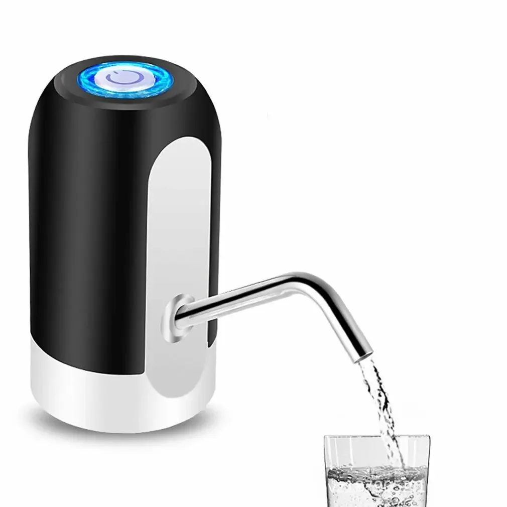 Pompe à eau sans fil intelligente pour bouteille de boisson portable, distributeur électrique avec lumière, gallon