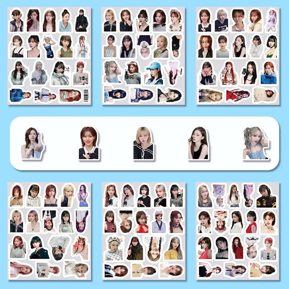 مجموعة ملصقات شتوية (aespa) مكونة من 103 قطع - ديكور K-pop Idol للهاتف والكمبيوتر المحمول ومجموعة MYs
