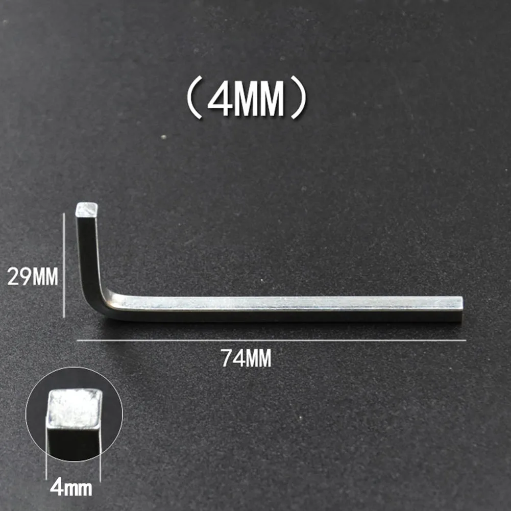 L Shape Square Head Wrench Square Key 4 Point Wrench Screwdriver Set 3-10mm Hand Tools Portable Manual Repair Tool Hardware