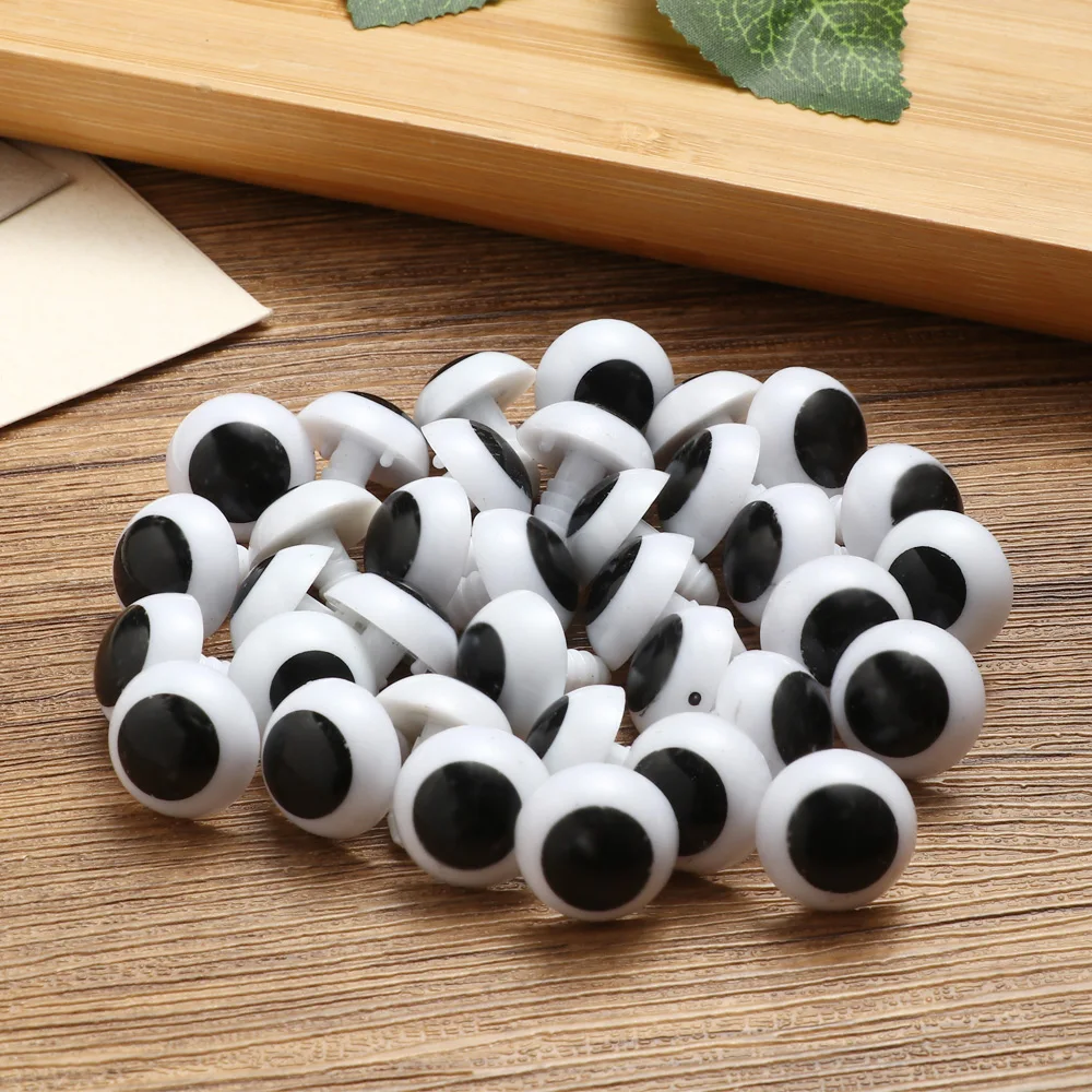 100Pcs Plastic Animal Safety Eyes For Toys Crochet Teddy Bear Stuffed For Dolls Craft Amigurumi Accessories10/12/14/16/18/20mm