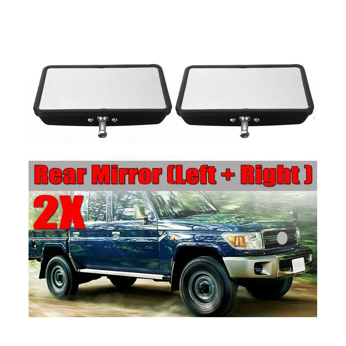 

Reversing Mirror Rear View Mirror Door Pillar Mirror Car for Toyota Landcruiser Landcruiser 70 75 78 Hilux Ute