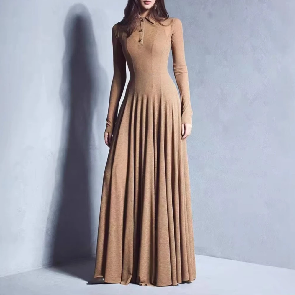 

Элегантные вечерние платья с воротником-поло и длинными рукавами, сексуальное длинное платье знаменитостей, изысканные платья высокого качества для выпускного вечера по индивидуальному заказу