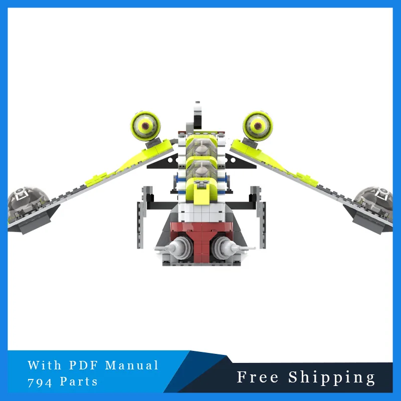 794 قطعة سلسلة معركة النجوم اللبنات القتالية المأهولة هليكوبتر لتقوم بها بنفسك تجميع لعب الأطفال نموذج تعليمي هدية الكريسماس