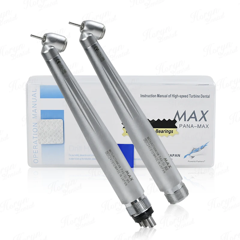 den tal 45 Degree High Speed Handpiece Push Button Handpiece Single Water Spray Rear Exhaust for PANA-MAX