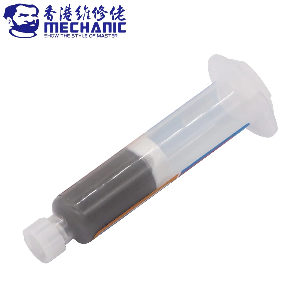 MÉCANICIEN XGZ40-Pâte à Souder 18/10 cc, 183 ℃, Point de Fusion, Seringue de Soudage par Avance, Flux de Soudage 18/pour PCB, Réparation de Puces SMD