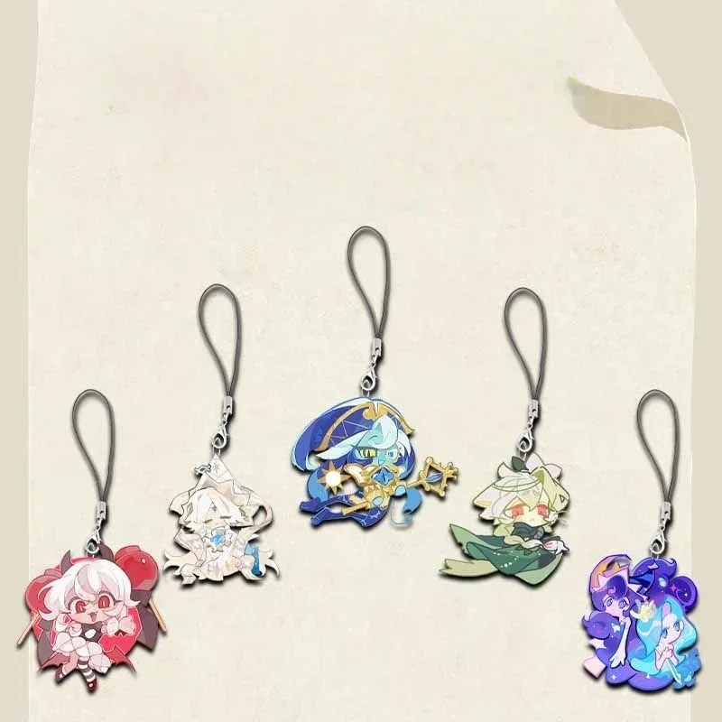 Cookie Kingdom Cosplay Keychain Shadow Milk Cookies Accessory Schoolbag Props Pendant Badge for Boys Girls Birthday Gift