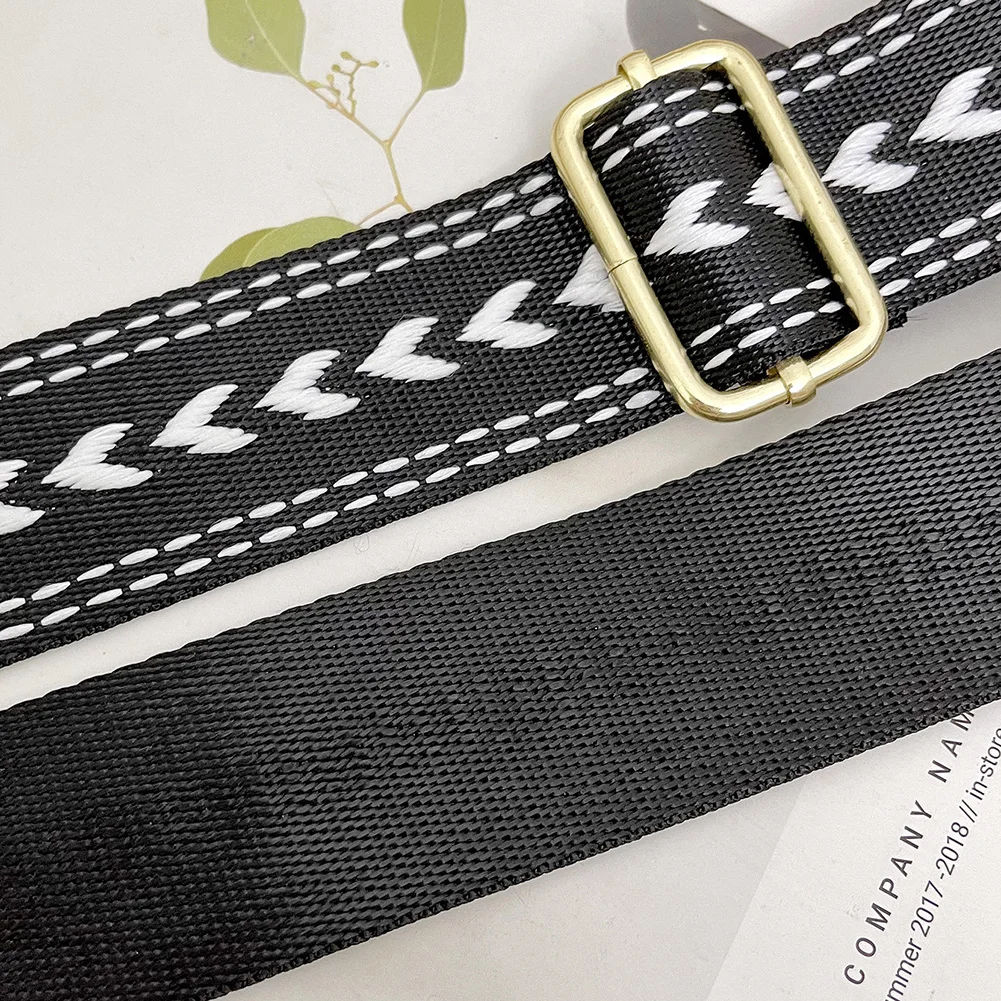 Correa para bolso de hombro para mujer, correa de hombro de Jacquard de 4cm de ancho, correas bordadas de Jacquard ajustables para reemplazo de correa de bolsos