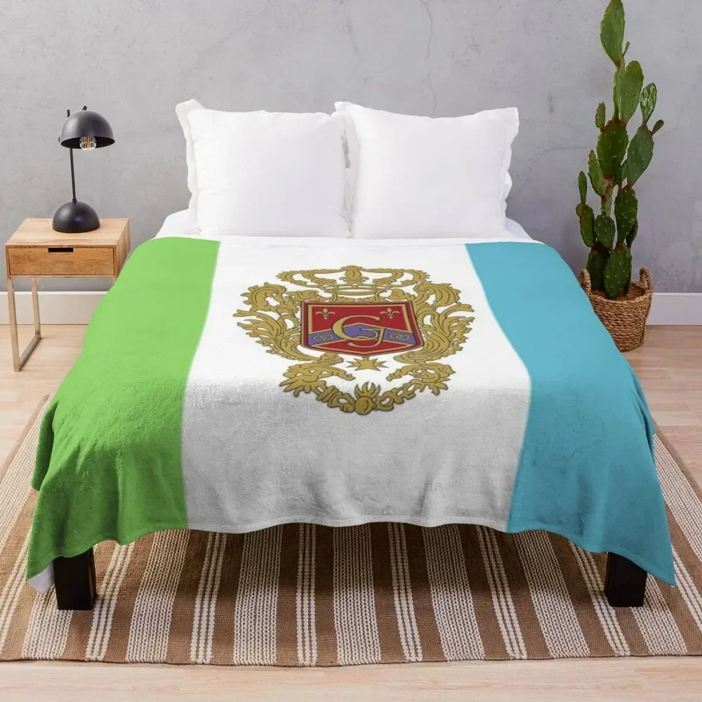 Genovian Flag Throw Blanket Retros Sofa Throw Thermal Stuffeds Blankets