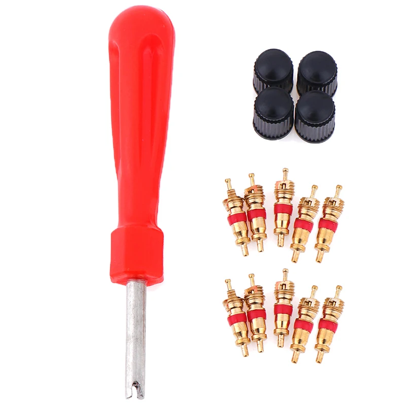 

15 Pcs Copper Valve Core Car Motorcycle Bike Tire Valve Core Vacuum Tyre Valve Stems Core Remover Bicycle Auto Accessories