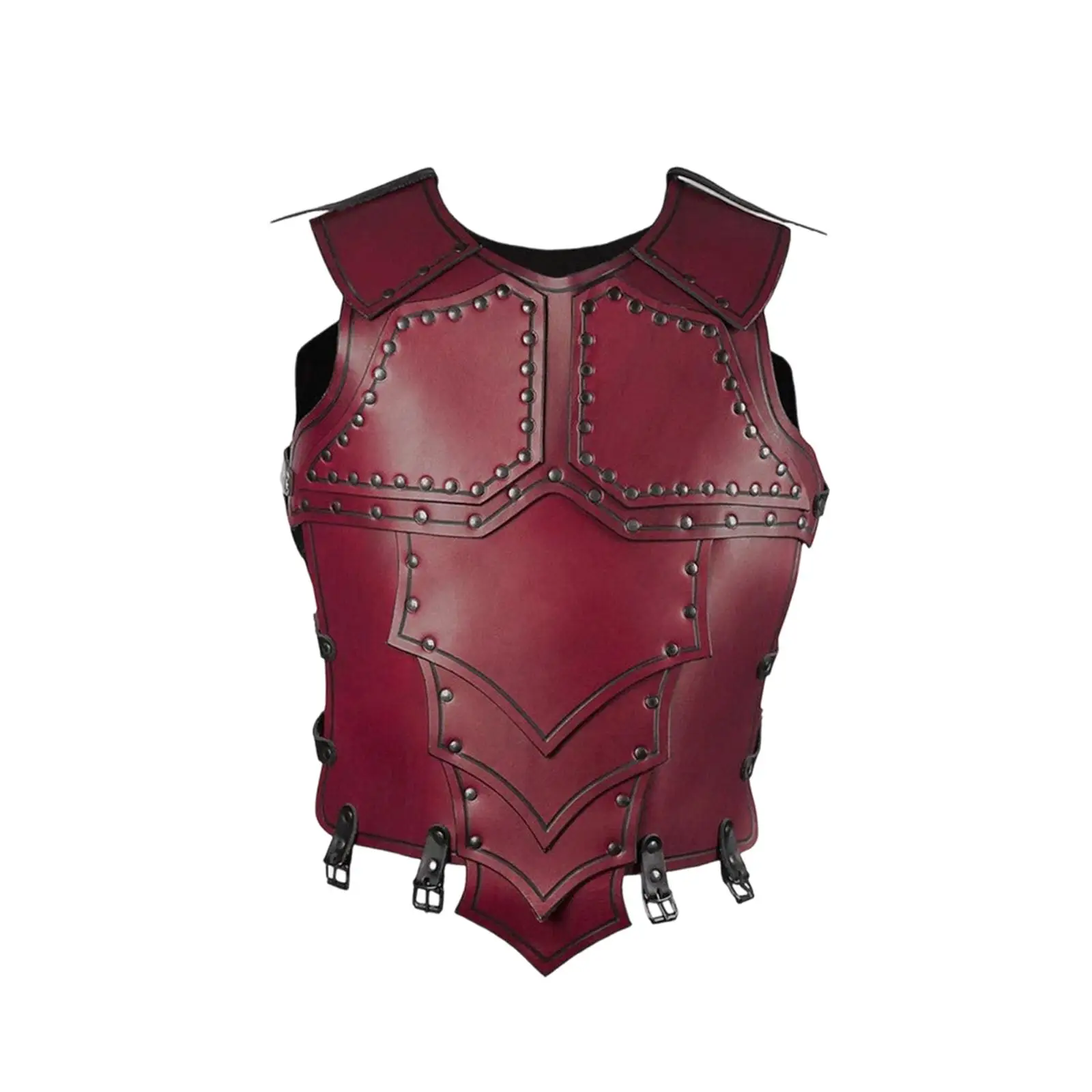 

Medieval Chest Armour Chest Guard Clothing PU Leather Halloween Costume Accessory Knight Costume for Party Pirate Adults Stage