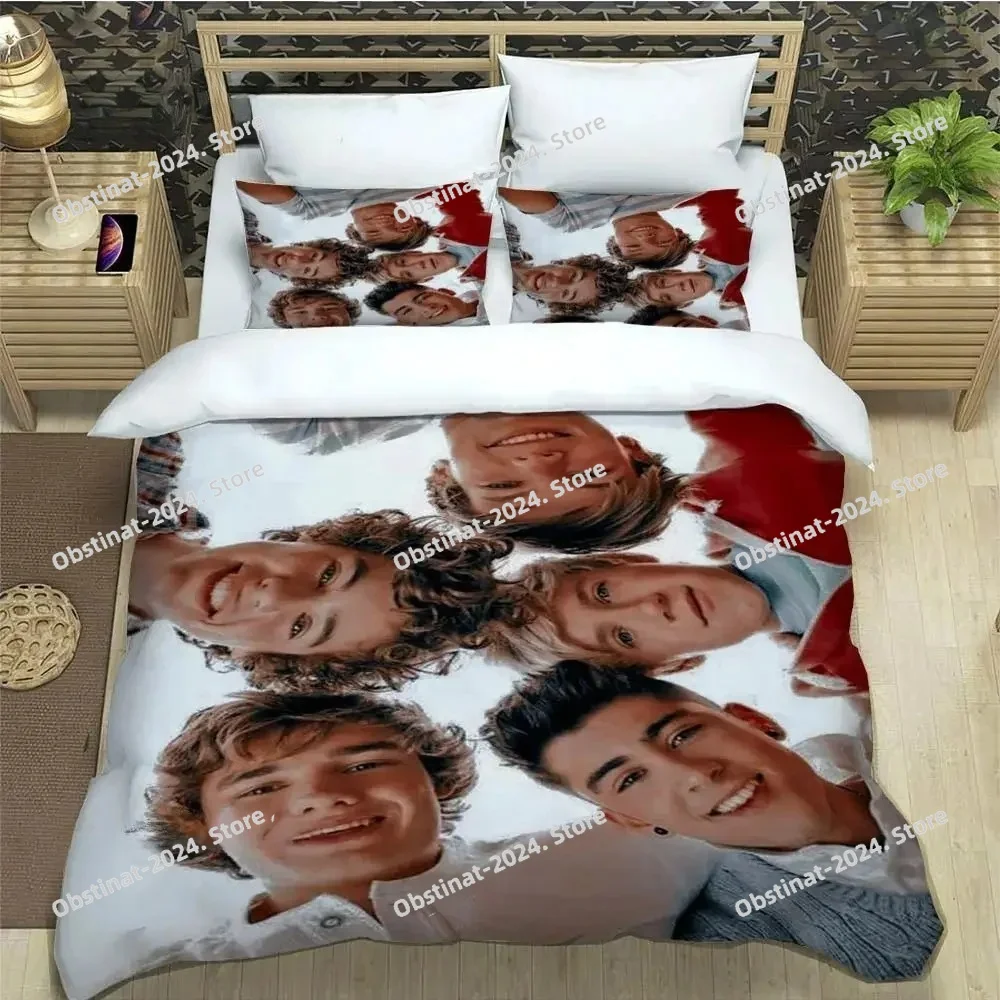 

3D Print O-ONE Music Band D-Direction Bedding Set Boys Girls Twin Queen King Size Duvet Cover Pillowcase Bed boys Adult Bedroom