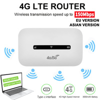 4G LTE Mobile WiFi Router 150Mbps Portable WiFi Mobile Pocket with SIM Card Slot Wireless Internet Router for SIM Card