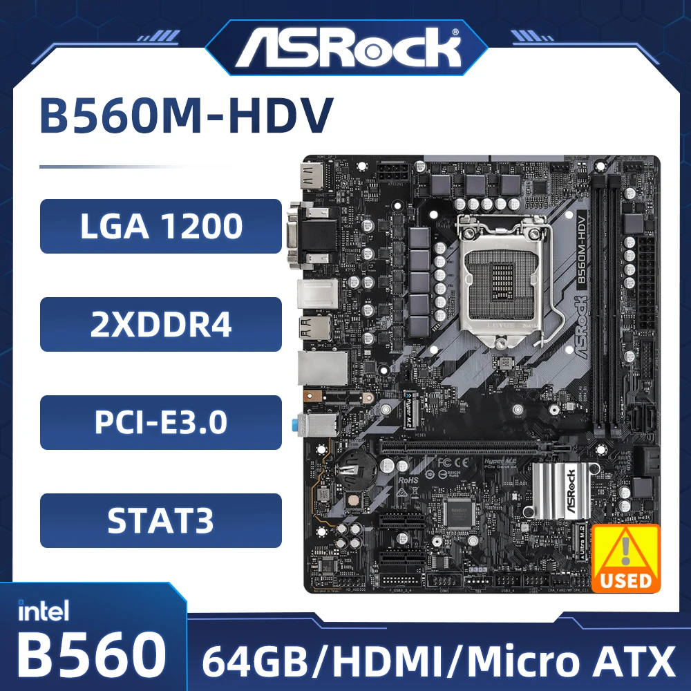 Asrock B560M-HDV R3…