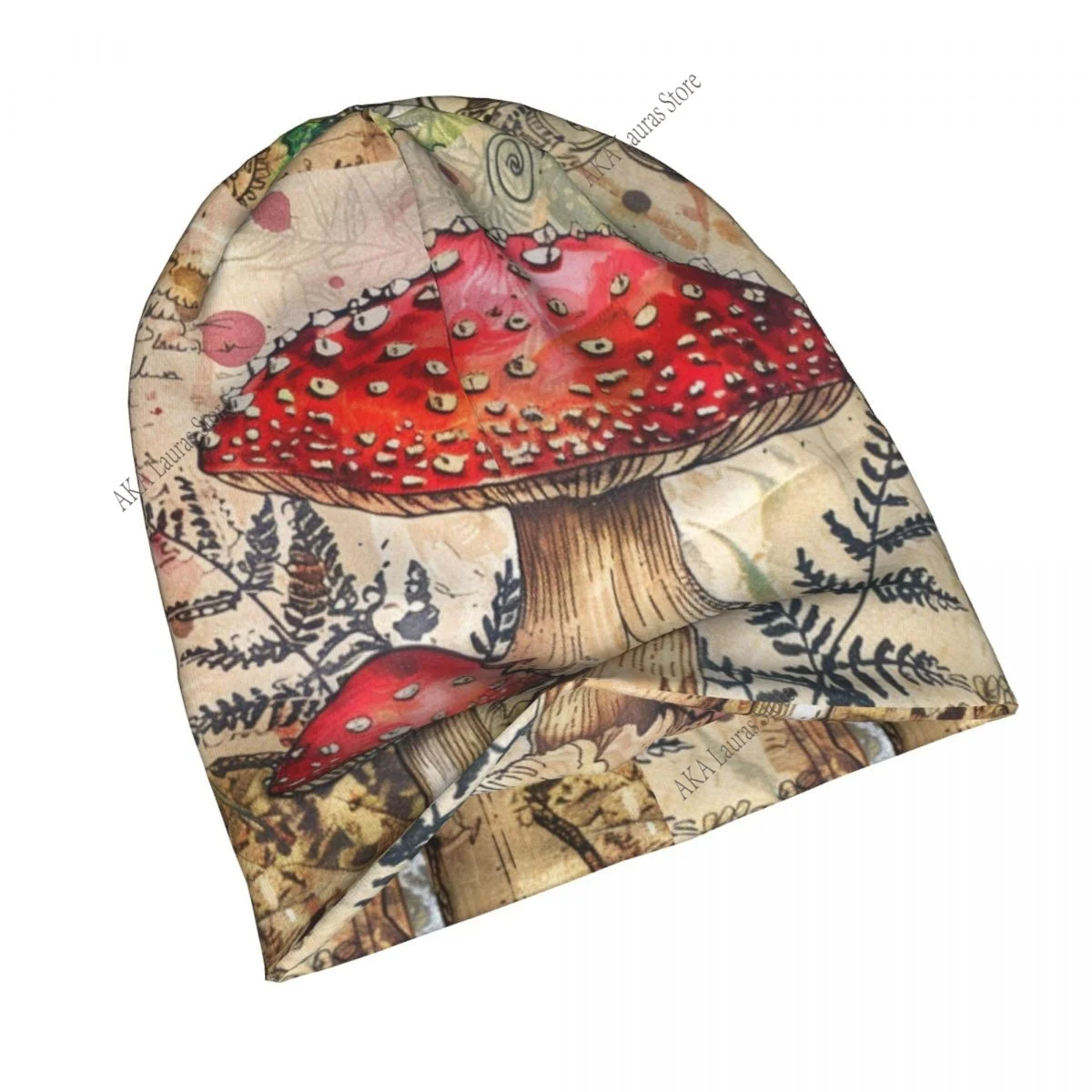 Abstract Art Botanica Unisex Bonnet Winter Outdoor Double Layer Thin Hats For Men Women