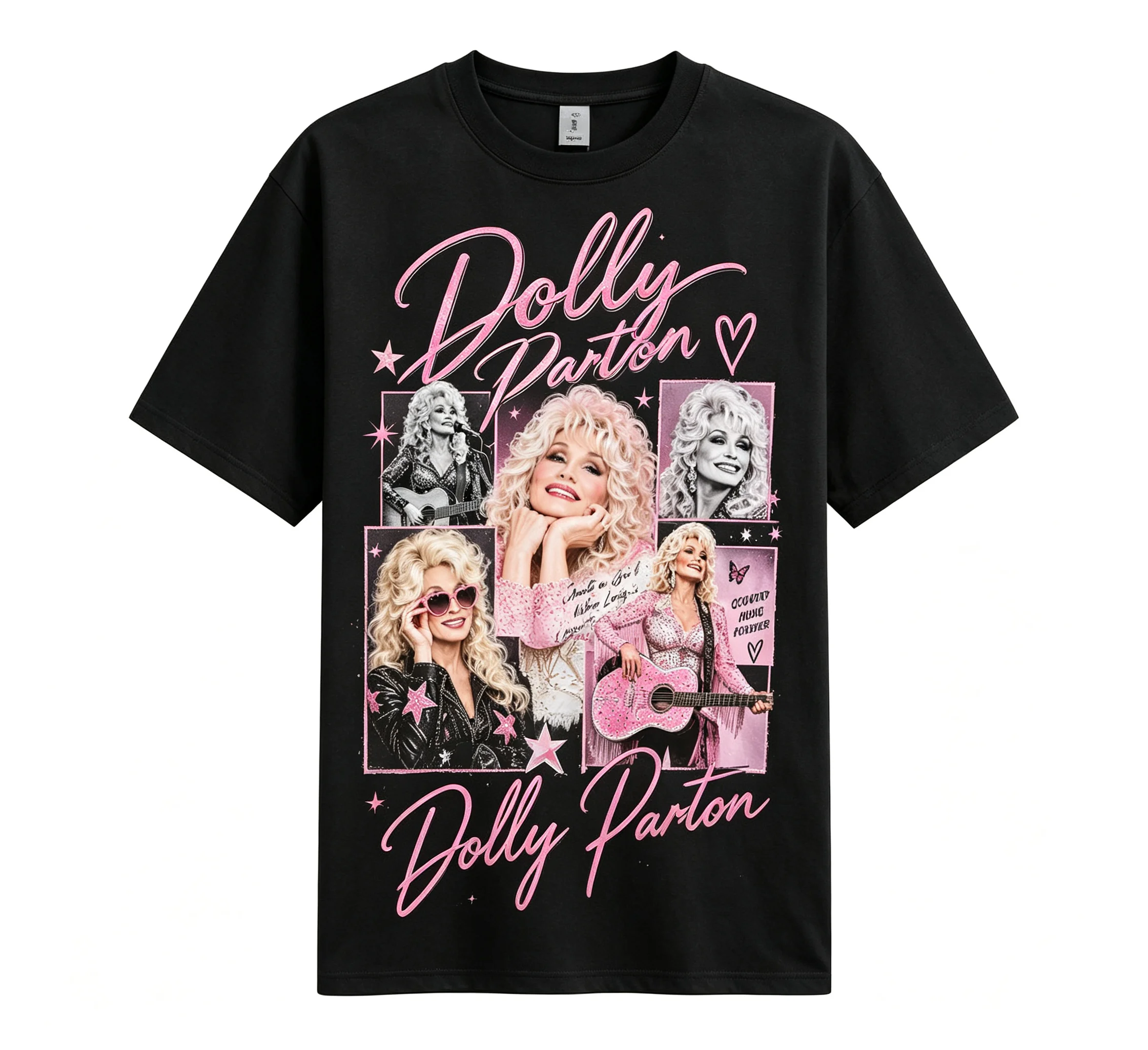 Dolly Parton Vintage Graphic T-Shirt, Retro Country Music Singer Portrait Tee, Unisex Fan Concert Shirt